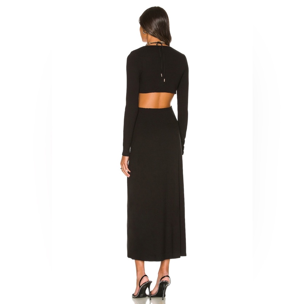 AFRM Bondi Dress in Noir - Picture 4 of 5